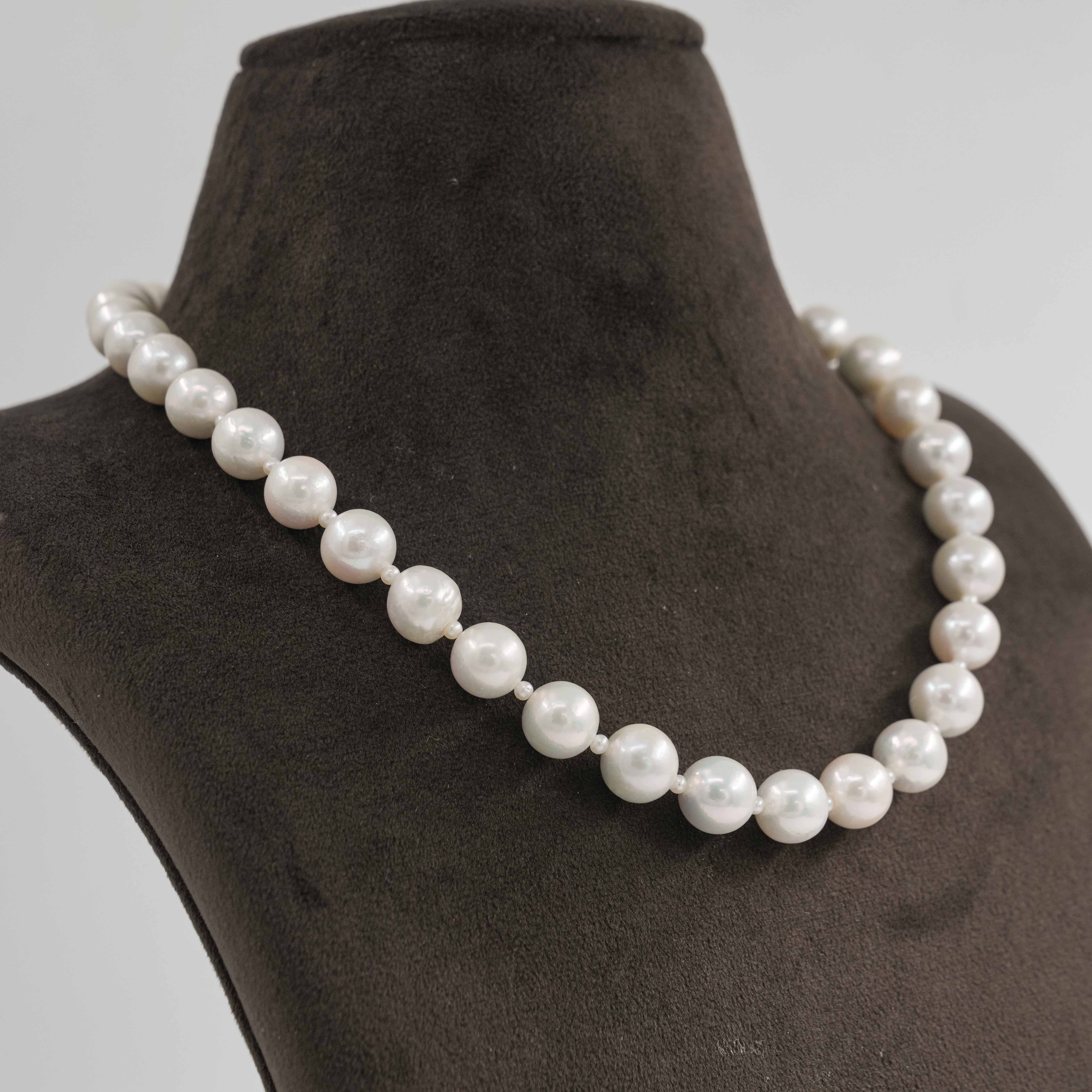 Order Classic Round Pearl Necklace online in Hyderabad